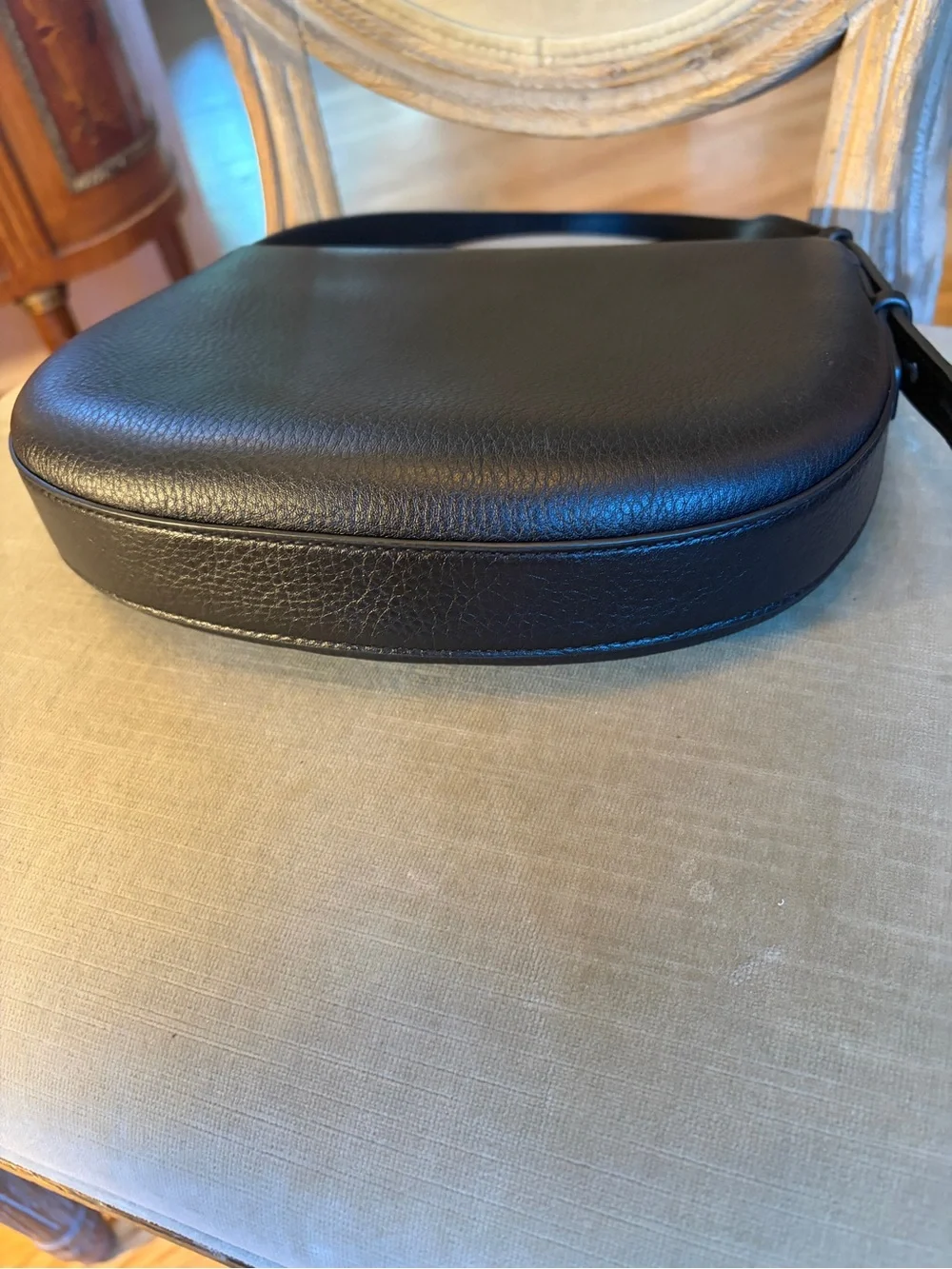 Madewell NWOT DAKOTA LEATHER Saddle Bag Black - Picture 6 of 9